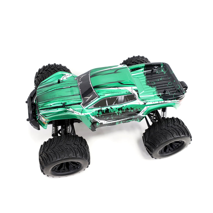 Brushless PRO Off-Road 4WD Electric Powered RC Monster Truck - 1:10 Scale - Green