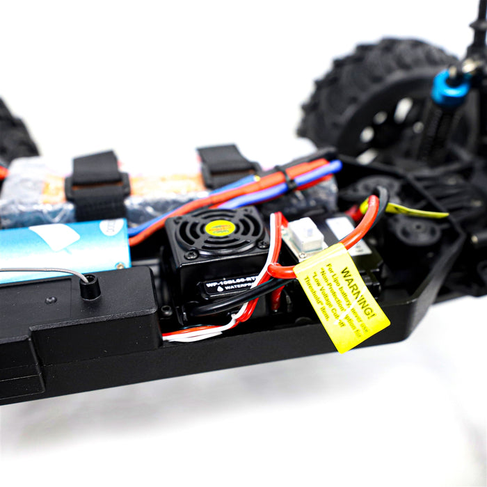 Brushless PRO Off-Road 4WD Electric Powered RC Monster Truck - 1:10 Scale - Blue