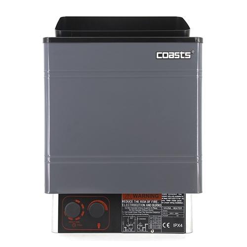 COASTS Sauna Heater for Spa Sauna Room - 4.5KW - 240V - Inner Controller - CON 3 Outer Digital Controller