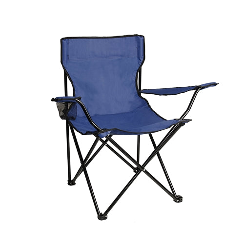 Outdoor Camping Foldable Chair - Dark Blue