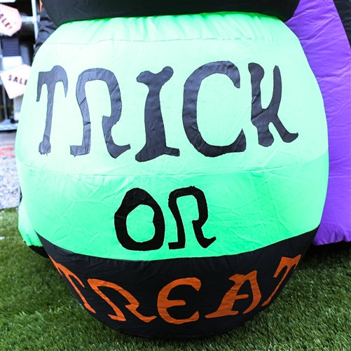 Halloween Inflatable Trick Or Treat Pumpkin Witches - 6 Foot