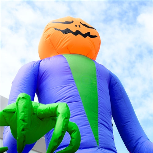 Halloween Inflatable Ultra Slender Jack-O-Lantern Man - 12 Foot