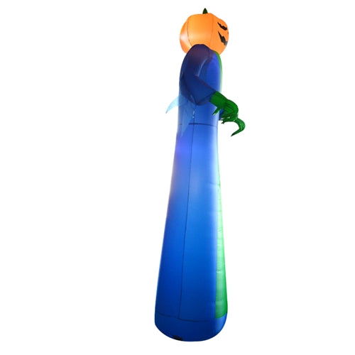 Halloween Inflatable Ultra Slender Jack-O-Lantern Man - 12 Foot