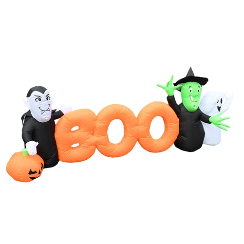 Inflatable BOO Halloween Friends - 8.5 Foot
