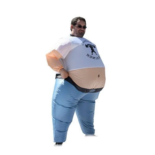 Halloween Inflatable Party Costume - Pot Belly Personal Trainer - Adult Sized