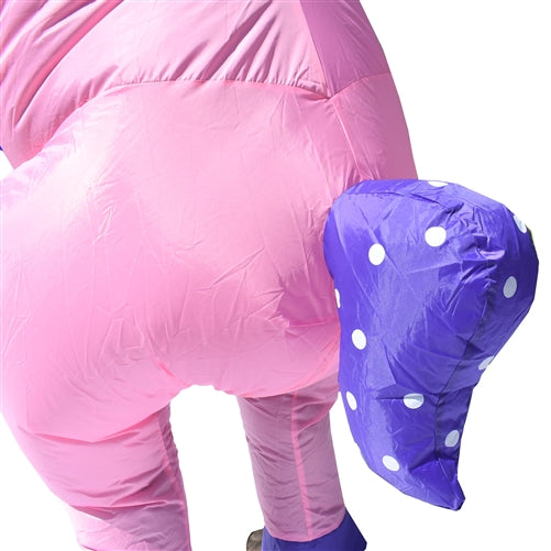 Halloween Inflatable Party Costume - Pretty Pink Unicorn - Adult Sized