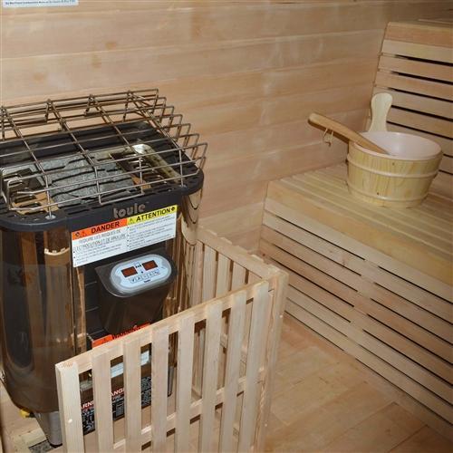 TOULE ETL Certified Wet Dry Sauna Heater Stove - Wall Digital Controller - 9KW