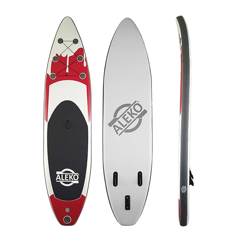 Inflatable Paddle Board with Carry Bag - Red Drip
