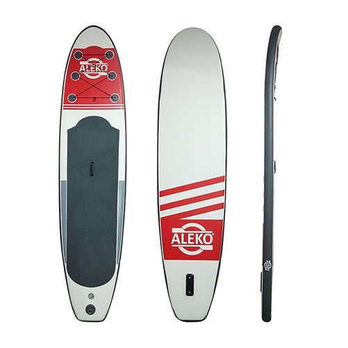 Inflatable Paddle Board with Carry Bag - Red Retro