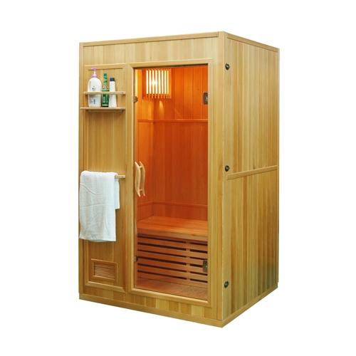Canadian Hemlock Indoor Wet Dry Sauna - 3 kW ETL Certified Heater - 2 Person