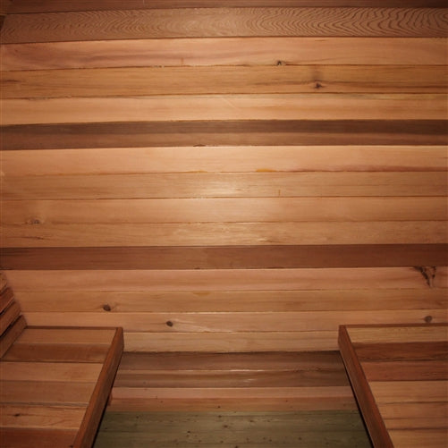 Outdoor Red Cedar Pod Raindrop Steam Sauna - ETL Certified - 6 Person