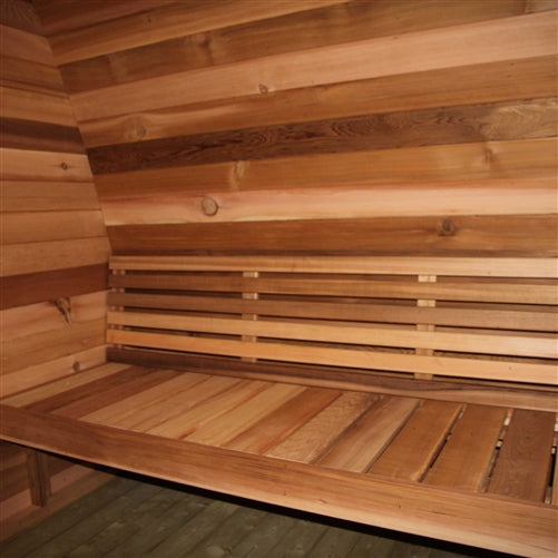 Outdoor Red Cedar Pod Raindrop Steam Sauna - ETL Certified - 8 Person